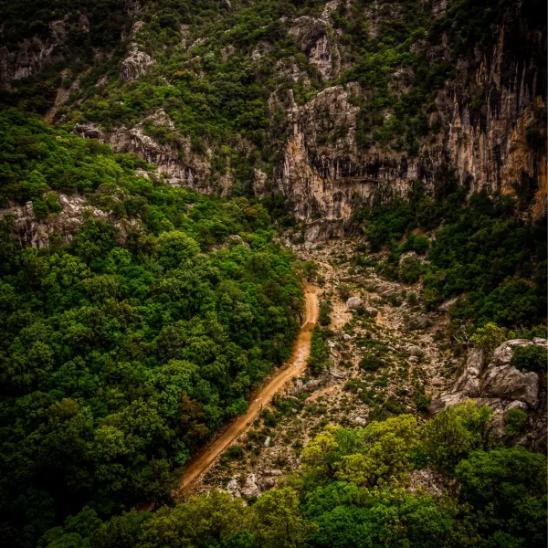 roadbook 4x4 Sardaigne Canyon