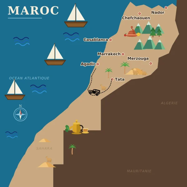Roadbook 4x4 Maroc - Tata-Agadir